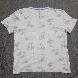 Denim Flower Men's XL slim fit Ricky Singh Bahama Hawaiian 100% Cotton T Shirt